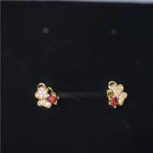 Elegant Gold Butterfly Earrings